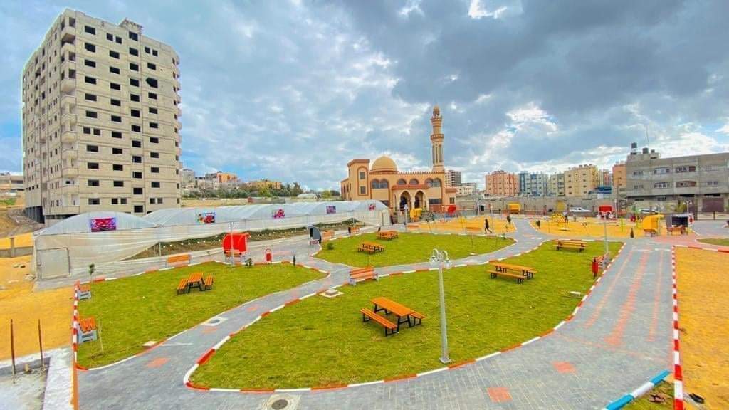 📷منتزّه الفردوس السياحي غرب مدينة بيت لاهيا شمال غزة