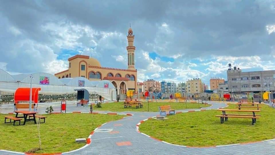 📷منتزّه الفردوس السياحي غرب مدينة بيت لاهيا شمال غزة