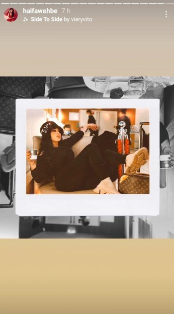 هيفاء وهبي بإطلالة مميزة من مطار باريس