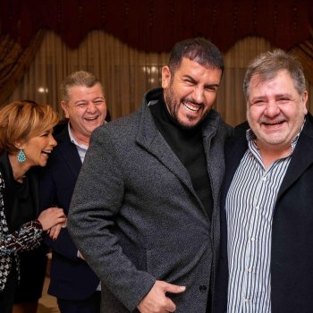 أصالة نصري تجمع زوجها وطليقها