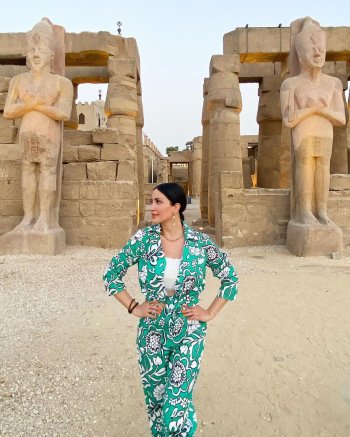 نسرين طافش تستمتع بوقتها في مصر