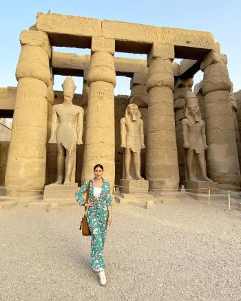 نسرين طافش تستمتع بوقتها في مصر