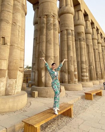 نسرين طافش تستمتع بوقتها في مصر