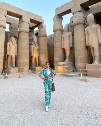 نسرين طافش تستمتع بوقتها في مصر