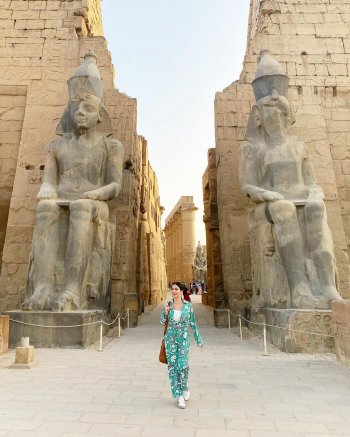 نسرين طافش تستمتع بوقتها في مصر