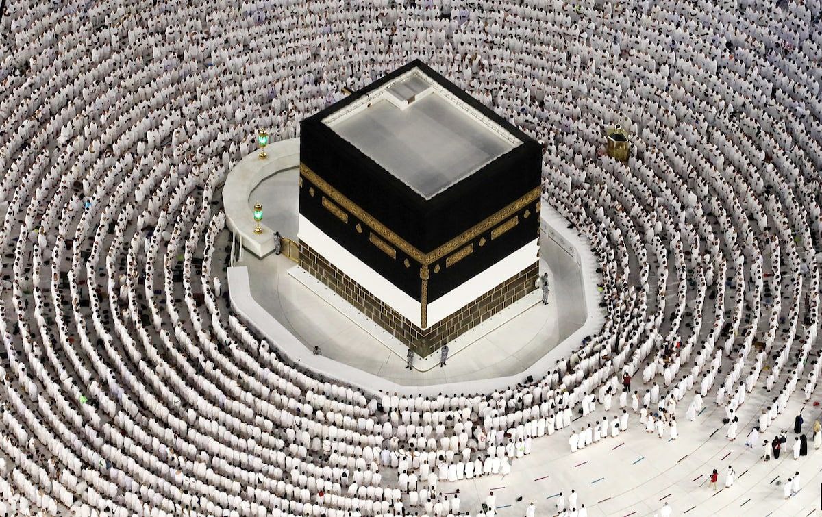 📷صور| جوية للمسجد الحرام بمكة المكرمة، مساء أمس.