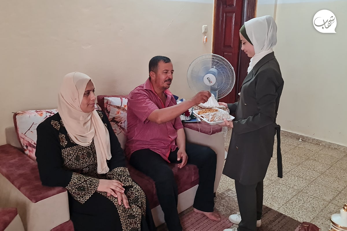 📷صور| ربا زعرب من غزة وهي من ذوي الهمم (إعاقة سمعية)
