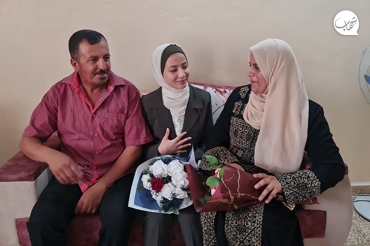 📷صور| ربا زعرب من غزة وهي من ذوي الهمم (إعاقة سمعية)
