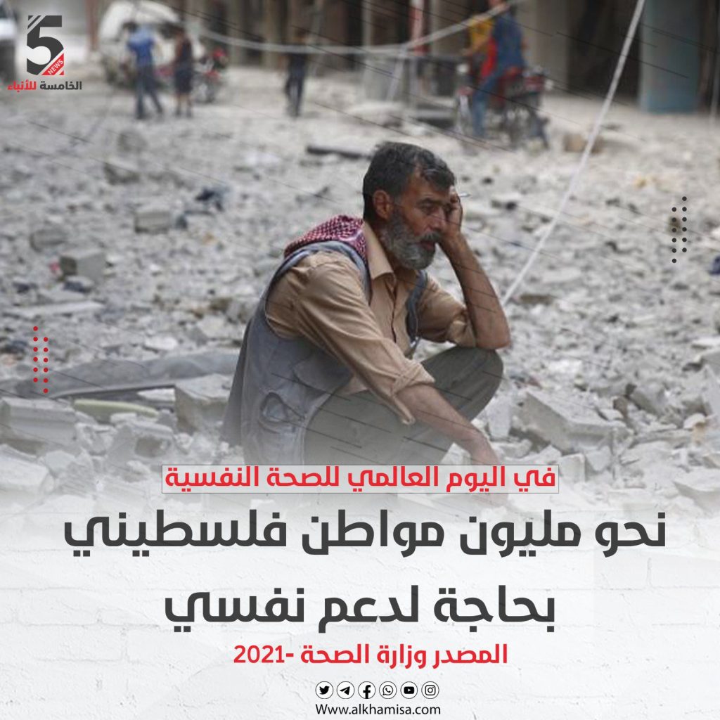 الصحة: نحو مليون فلسطيني بحاجة لدكتور نفسي 