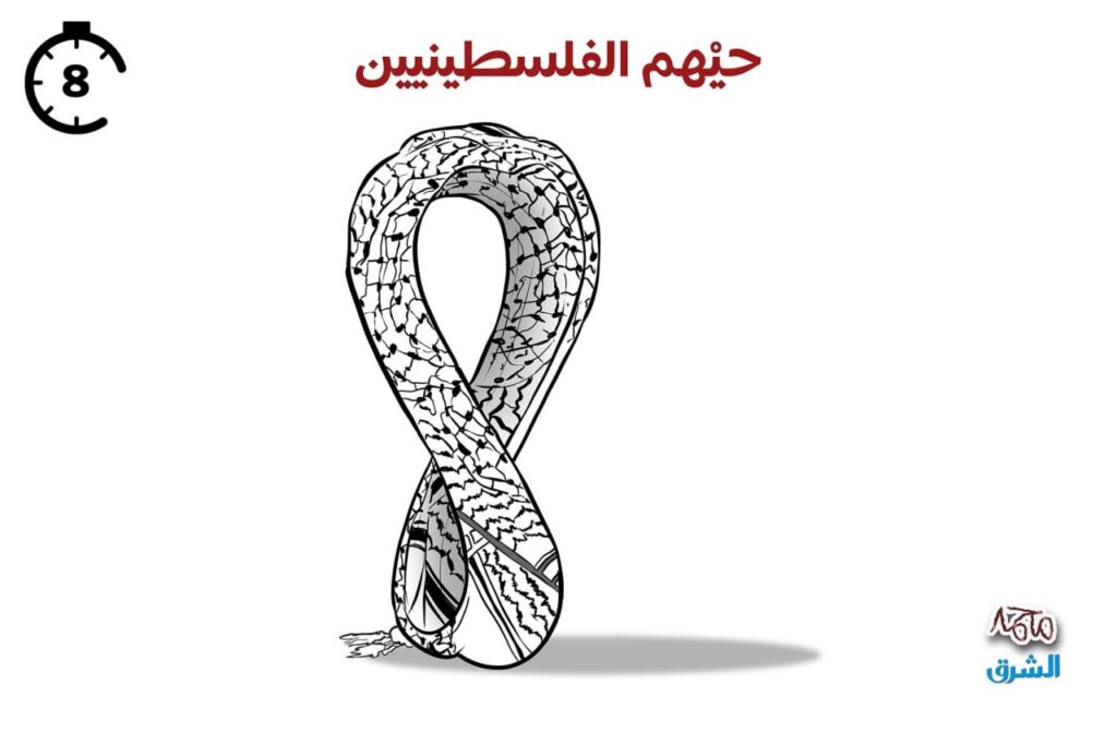 قطر ترد على الحملة الفلسطينية لدعمها في المونديال، ضد الحملة الغربية