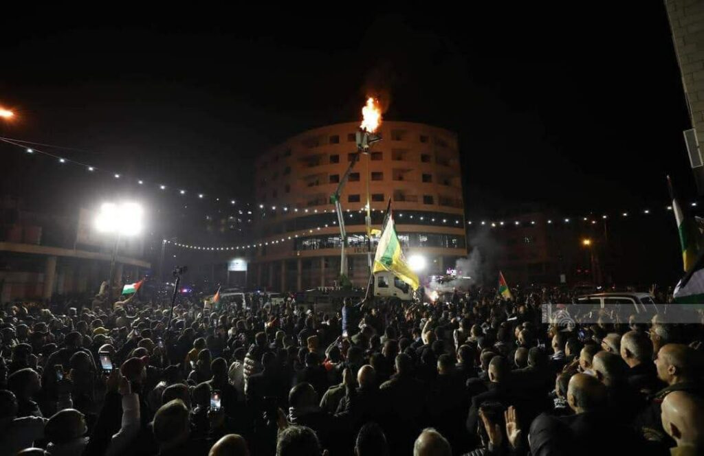 إحياء ذكرى انطلاقة حركة فتح ال58 في مدينة نابلس