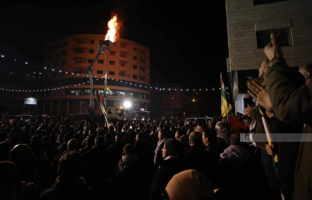 إحياء ذكرى انطلاقة حركة فتح ال58 في مدينة نابلس