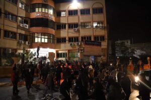 احتجاجات في بيت لاهيا ضد قرار مصادرة بعض الأراضي