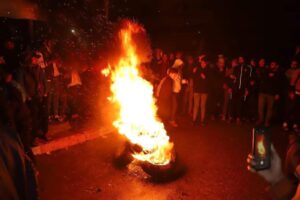 احتجاجات في بيت لاهيا ضد قرار مصادرة بعض الأراضي