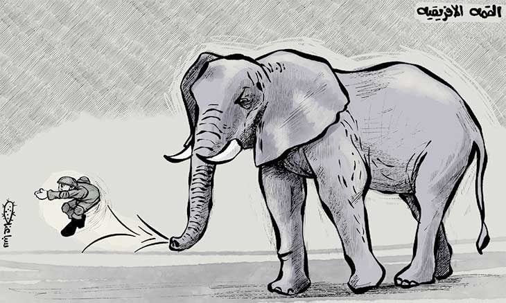 طرد إسرائيل من القمة الافريقية