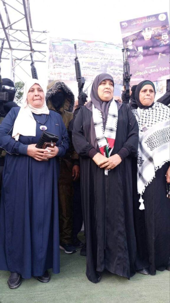 📷 جانب من حفل تأبين الشهيدين حمزة خريوش وسامر الشافعي في مخيم طولكرم.