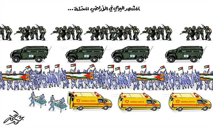 المشهد اليومي في الأراضي المحتلة