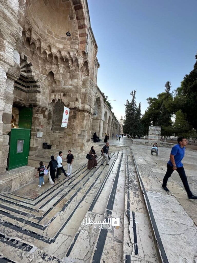 المسجد الأقصى المبارك قبل قليل
أسعد الله مساءكم بكل خير 