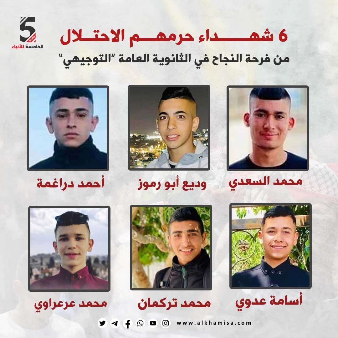 شهداء توجيهي فلسطين
