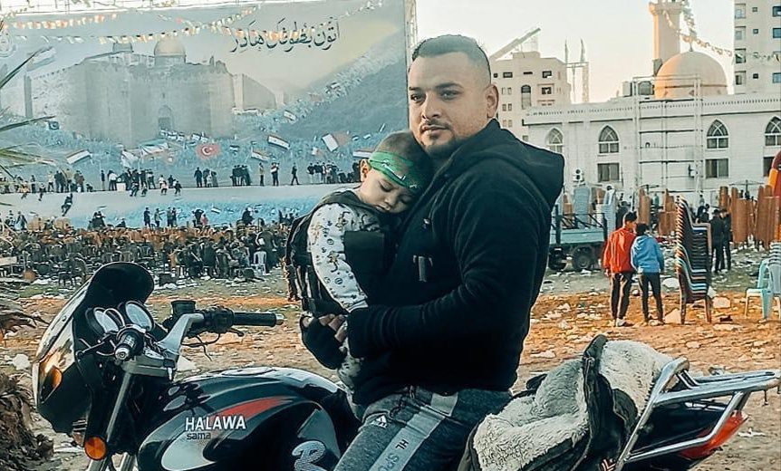 صورة القتيل عمر إياد الهبيل شمال غزة