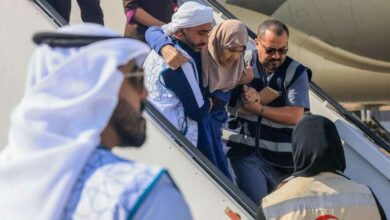 الإمارات تستقبل الدفعة الثالثة من الأطفال الفلسطينيين الجرحى ومرضى السرطان ضمن عملية الفارس الشهم 3