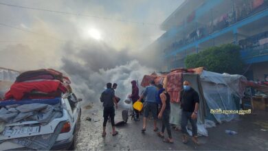 مشاهد من استهداف الاحتلال لمدارس تأوي نازحين