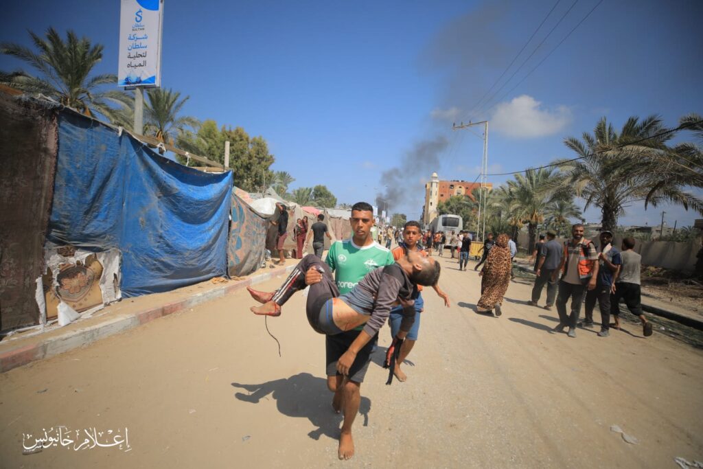 مجزرة مواصي خانيونس