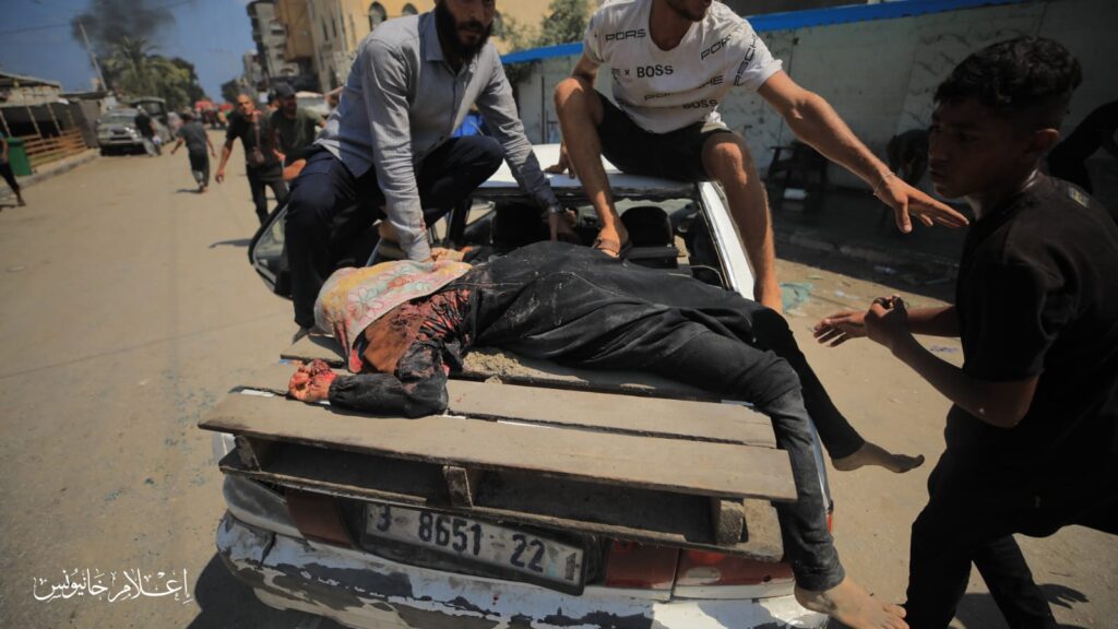 مجزرة مواصي خانيونس