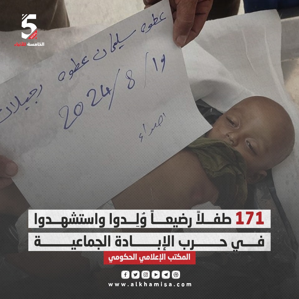 في حرب غزة.. 171 طفلاً رضيعاً ولدوا واستشهدوا