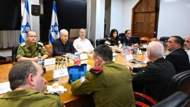 "الكابنيت الإسرائيلي" بحث ثلاثة قضايا ساخنة