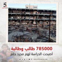 785000 طالب وطالبة.. أصبحت الدراسة لهم مجرد حلم