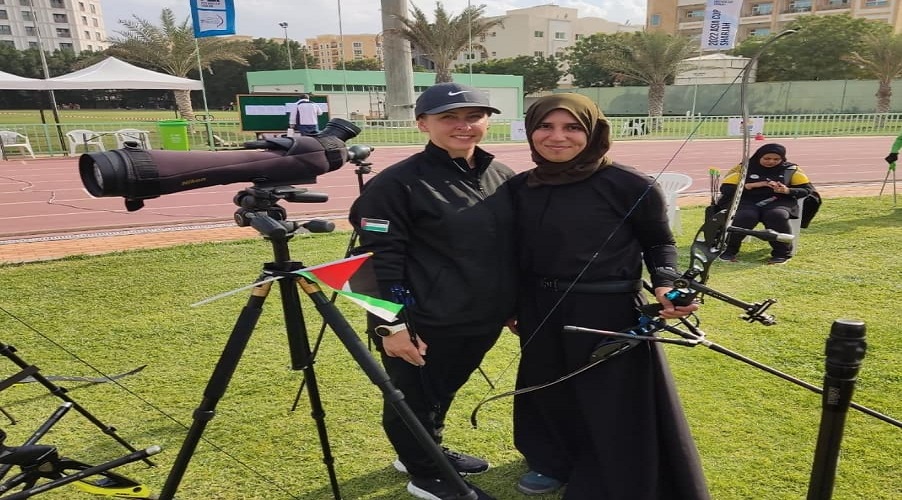 ذهبية لفلسطين في منافسات الرماية بالإمارات