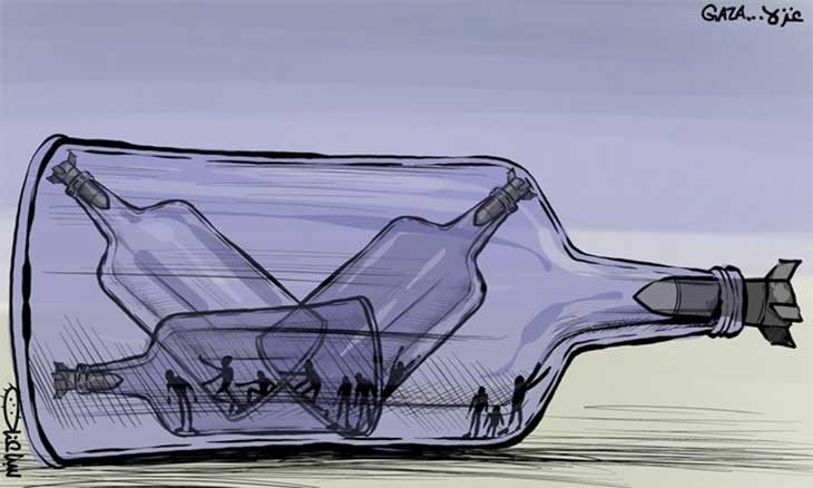 كاريكاتير غزة