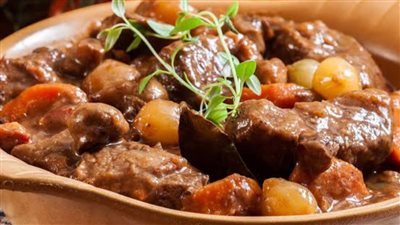 طريقة عمل لحمة رأس بالشوربة