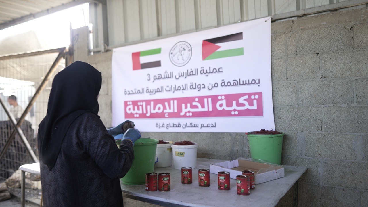 عملية الفارس الشهم 3 تدعم تكية النخيل