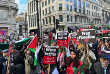 مظاهرة في فيينا تندد بهجمات إسرائيل على فلسطين وإيران