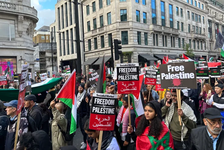 مظاهرة في فيينا تندد بهجمات إسرائيل على فلسطين وإيران