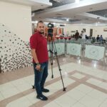 الشهيد الصحفي محمد صبح عدسة الكاميرا التي أطفئتها صواريخ الاحتلال