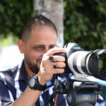 الشهيد الصحفي محمد صبح عدسة الكاميرا التي أطفئتها صواريخ الاحتلال