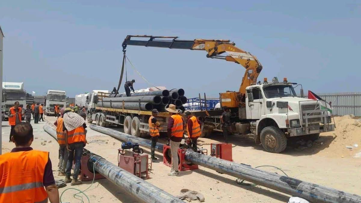 أكبر مشروع لتوفير مياه الشرب للنازحين