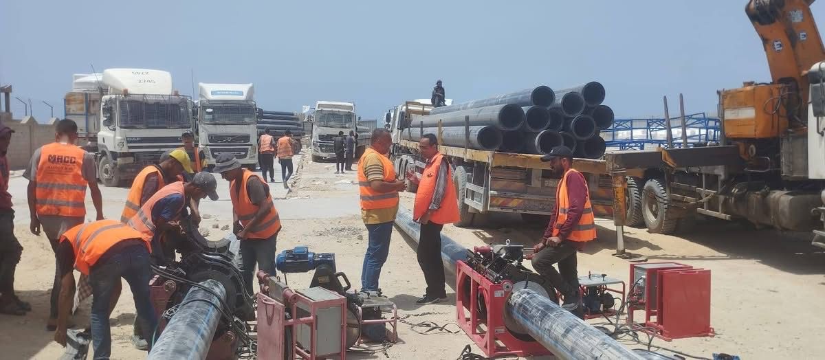 أكبر مشروع لتوفير مياه الشرب للنازحين