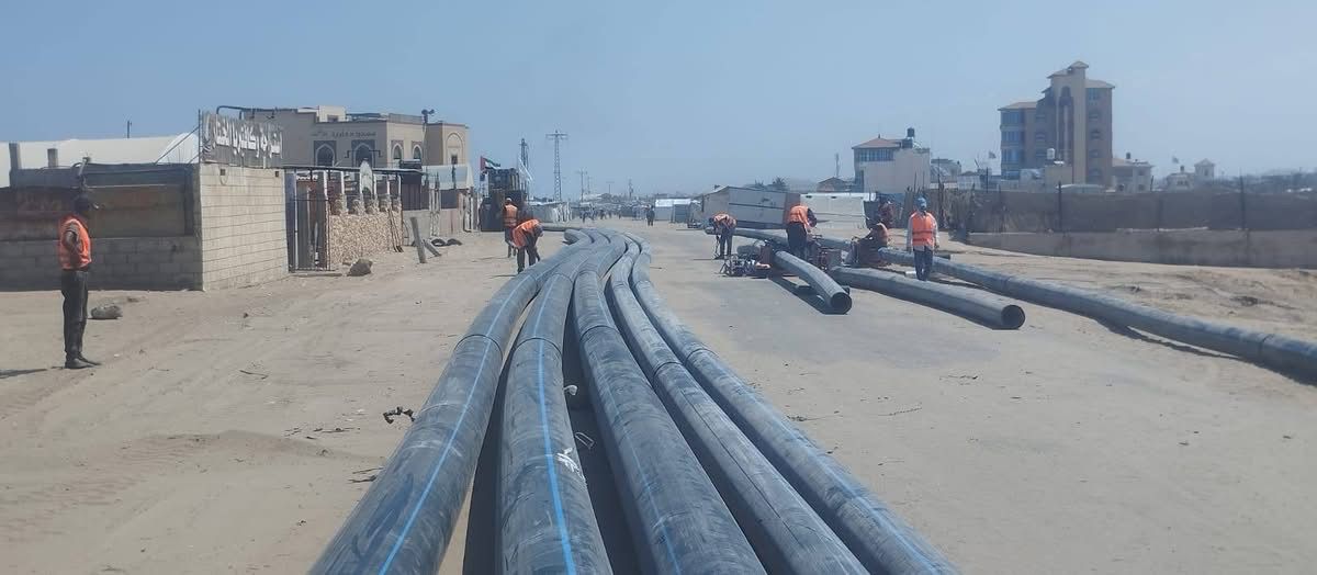 أكبر مشروع لتوفير مياه الشرب للنازحين