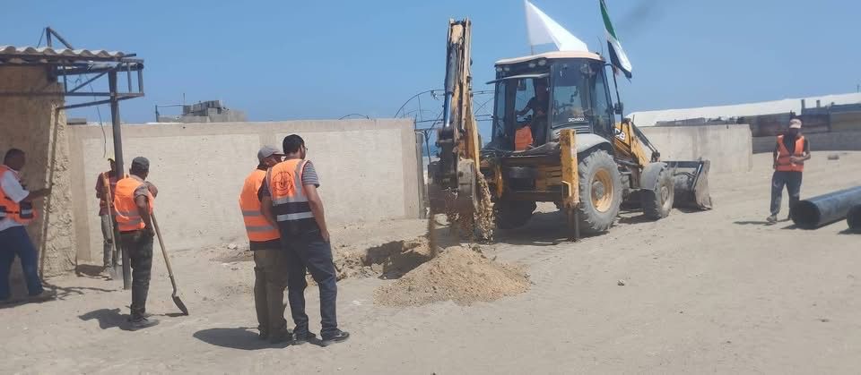 أكبر مشروع لتوفير مياه الشرب للنازحين