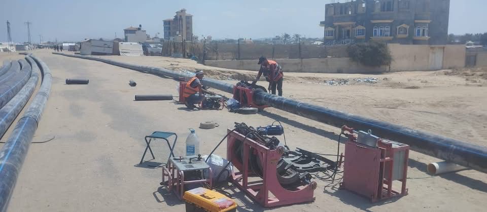 أكبر مشروع لتوفير مياه الشرب للنازحين