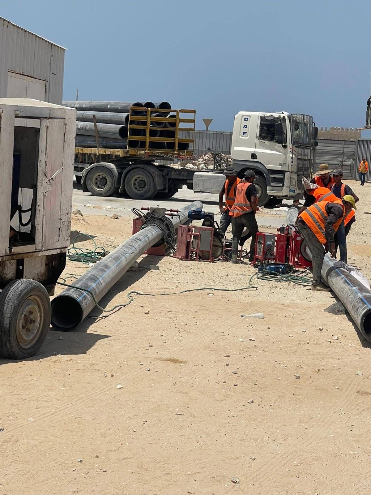 أكبر مشروع لتوفير مياه الشرب للنازحين