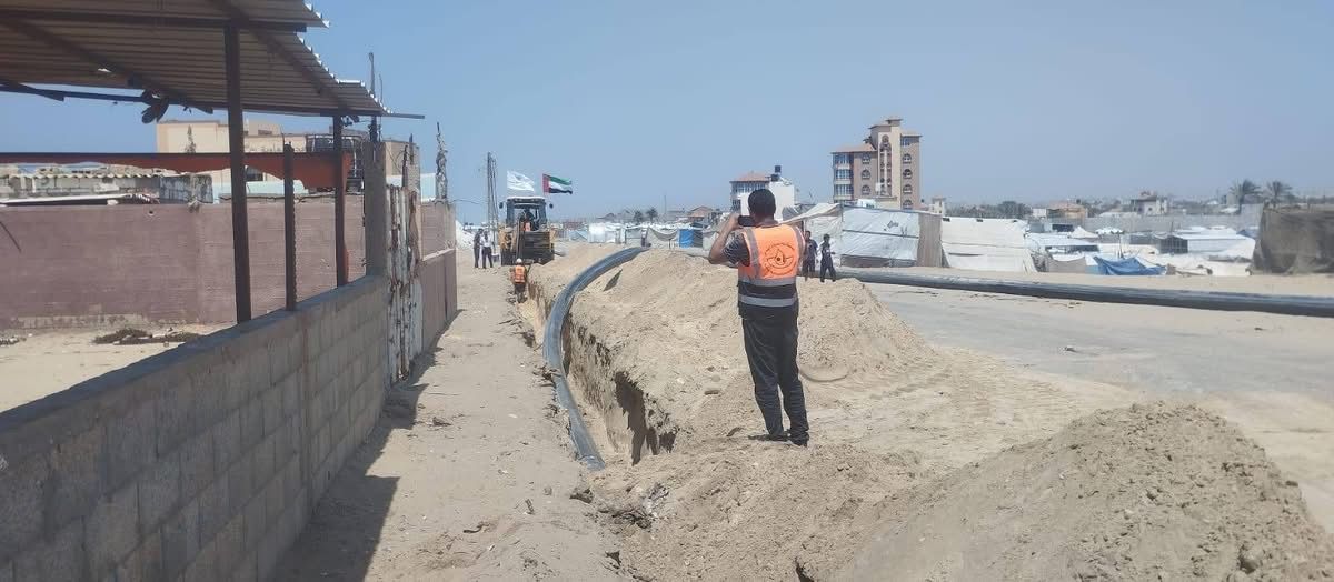 أكبر مشروع لتوفير مياه الشرب للنازحين