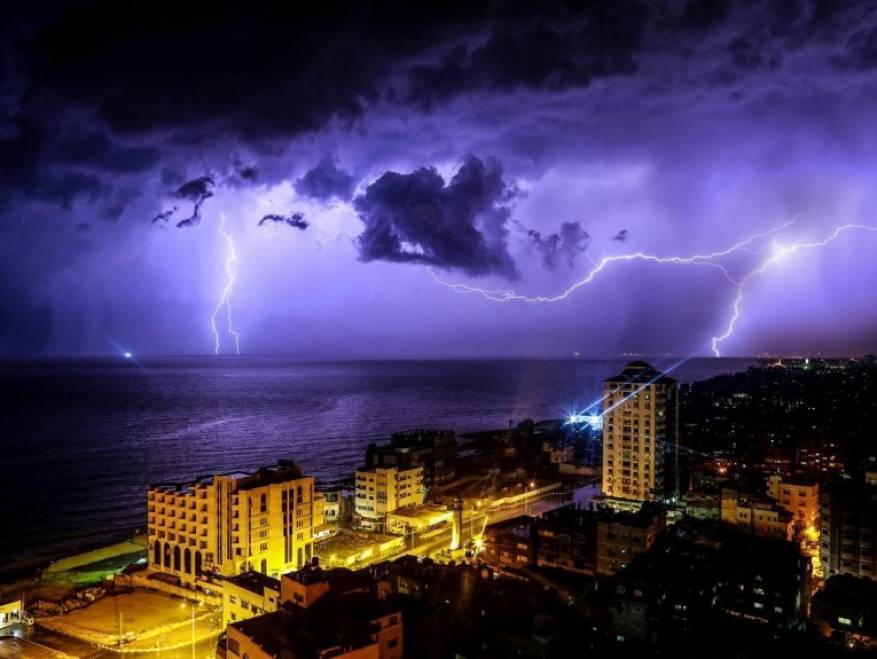 منخفض جوي يضرب الأراضي الفلسطينية