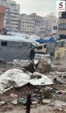 شتاء النازحين في غزة .. حين يتحول المطر إلى مأساة