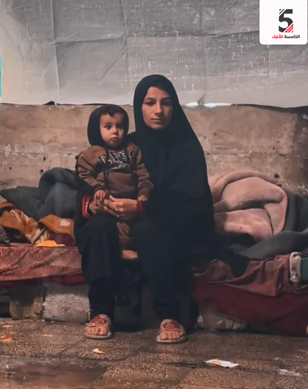 المنخفض رحل، لكن المعاناة بقيت… صور من واقع النازحين في غزة