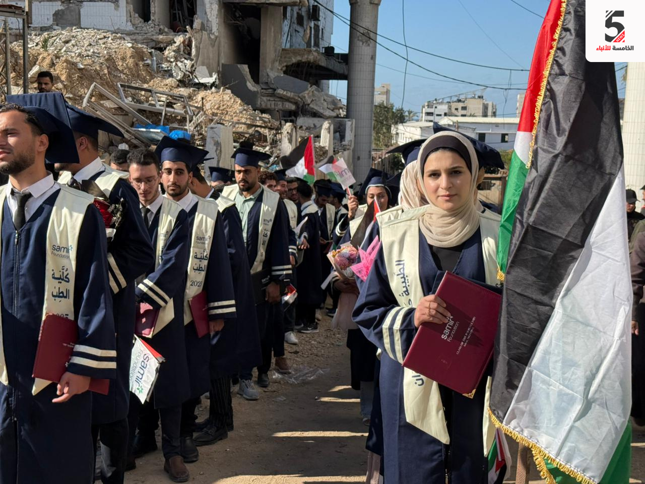 حفل تخرج 230 طالب وطالبة من كليات الطب في قطاع غزة